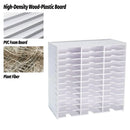 36 Compartment Storage Rack Desktop Organiser CD Stamp Ink Pad 33 x 8.4 x 33cm