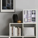 36 Compartment Storage Rack Desktop Organiser CD Stamp Ink Pad 33 x 8.4 x 33cm