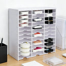 36 Compartment Storage Rack Desktop Organiser CD Stamp Ink Pad 33 x 8.4 x 33cm