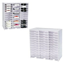 36 Compartment Storage Rack Desktop Organiser CD Stamp Ink Pad 33 x 8.4 x 33cm