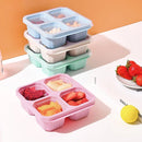 8PCS Wheat Straw Food Storage Containers Snack Candy Fruit Lunch Fresh Box Set