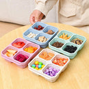 8PCS Wheat Straw Food Storage Containers Snack Candy Fruit Lunch Fresh Box Set