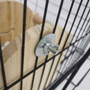 Wooden Hay Feeder Grass Rack Food Bowl Holder for Rabbit Guinea Pig Small Pets