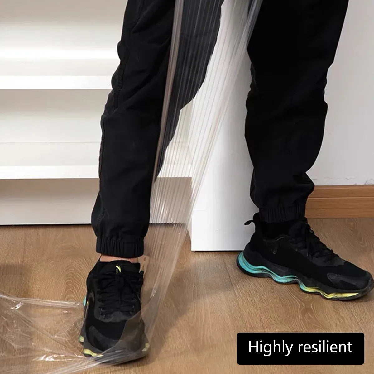 Stretch Film PE Winding Film Transparent 45CM Wide Logistics Wrapping Film