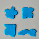 20pcs Caulk Smear Scraper Set Kitchen Bathroom Sink Sealant Joint Finishing Tool - Sky Blue