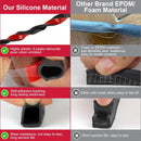 Self Adhesive Door Window Sealing Strip 6m for Soundproof Dustproof Windproof