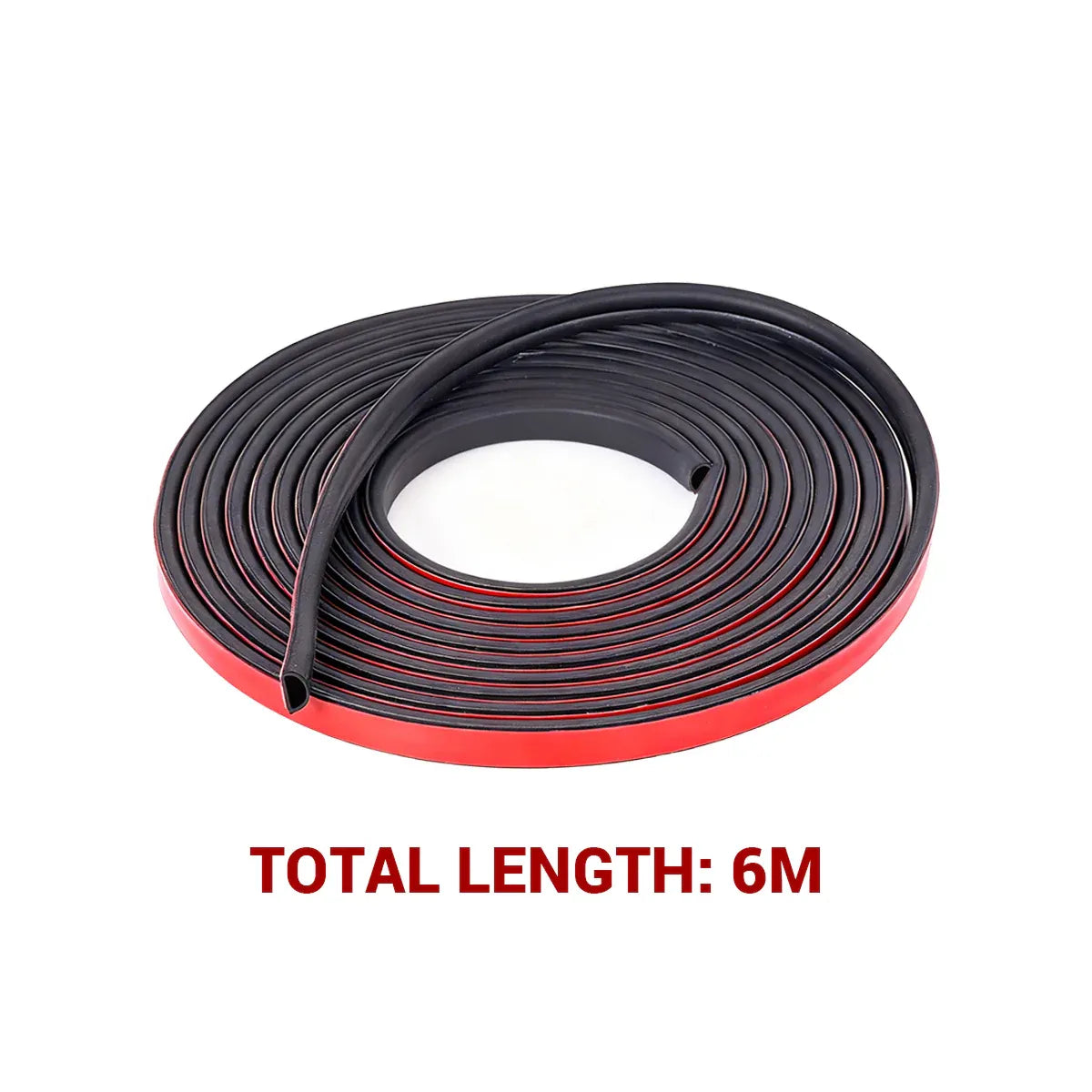 Self Adhesive Door Window Sealing Strip 6m for Soundproof Dustproof Windproof