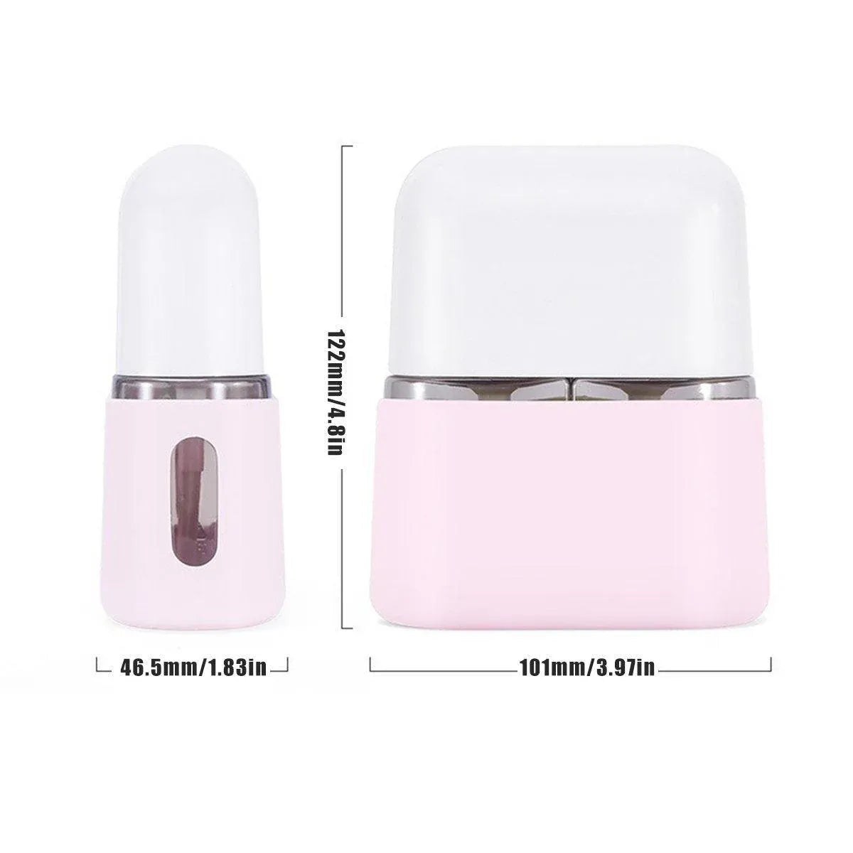 Mini Shampoo Dispenser Portable Travel Bottle SetTravel Bottles for Toiletries - Grey