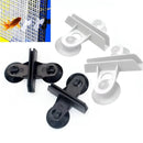 10Pcs Fish Tank Divider Clamp Suction Cup Glass Holder Aquarium Glass Clip - Black-10PCS