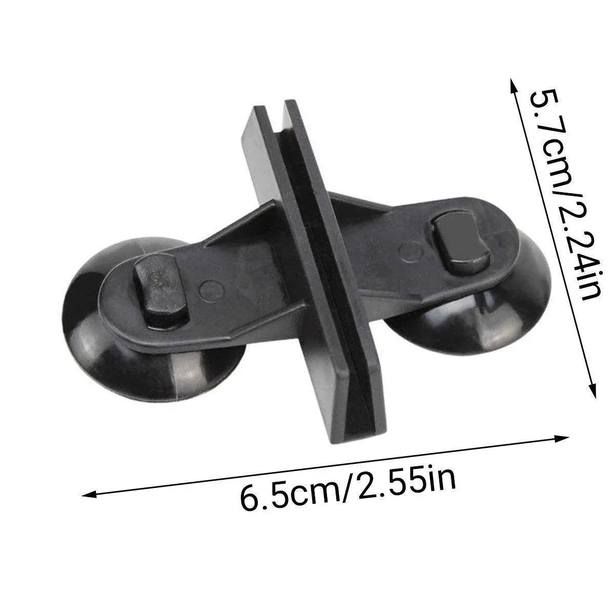 10Pcs Fish Tank Divider Clamp Suction Cup Glass Holder Aquarium Glass Clip - White-10PCS