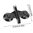10Pcs Fish Tank Divider Clamp Suction Cup Glass Holder Aquarium Glass Clip - White-10PCS