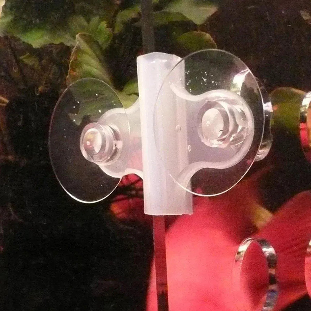 10Pcs Fish Tank Divider Clamp Suction Cup Glass Holder Aquarium Glass Clip - White-10PCS