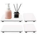 4PCS/Set Water Absorbent Diatomite Tray Diatomaceous Earth Kitchen Soap Dish