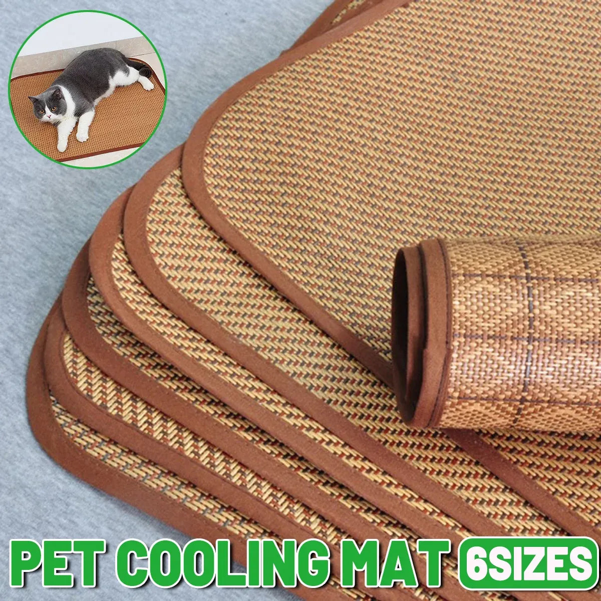 Pet Mat Kennel Cushion Dog Cat Bed Sleeping Pad Soft Washable for Crate Floor - 40x60cm