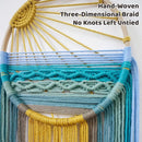 Sunrise Hand Woven Tapestry Decoration Warm Tones Wall Hanging for Living Room