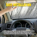 Car Windscreen Sun Shade Heat Reflective Windshield Front Rear Window Uv Block - 140*70