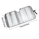 1-Piece Blue 145 x 69 cm Folding Windscreen Sunshade