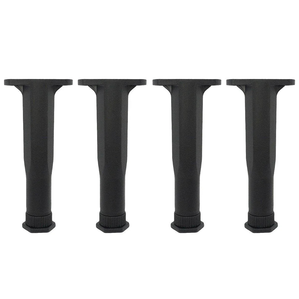 4pcs Adjustable Bed Frame Feet Ribbed Furniture Support Legs Sturdy Foundation