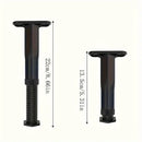 4pcs Adjustable Bed Frame Feet Ribbed Furniture Support Legs Sturdy Foundation