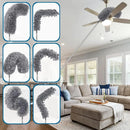 9pcs Dusters for Cleaning High Ceiling Fan Microfiber Duster with Extension