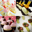 200-Piece 4 mL Clear Dessert Dropper Set