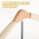 1-Piece Beige Adjustable T-Shaped Garment Display Stand