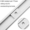 T Track T-Slot Slider Miter Aluminium Alloy Jig Tool Woodworking Set - 5PCS(M6)