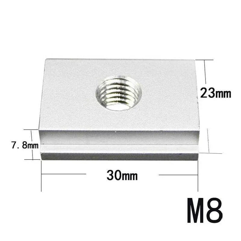 T Track T-Slot Slider Miter Aluminium Alloy Jig Tool Woodworking Set - 5PCS(M6)