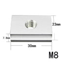 T Track T-Slot Slider Miter Aluminium Alloy Jig Tool Woodworking Set - 5PCS(M6)