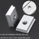 T Track T-Slot Slider Miter Aluminium Alloy Jig Tool Woodworking Set - 5PCS(M6)