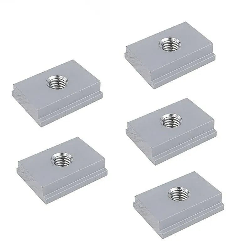 T Track T-Slot Slider Miter Aluminium Alloy Jig Tool Woodworking Set - 5PCS(M6)