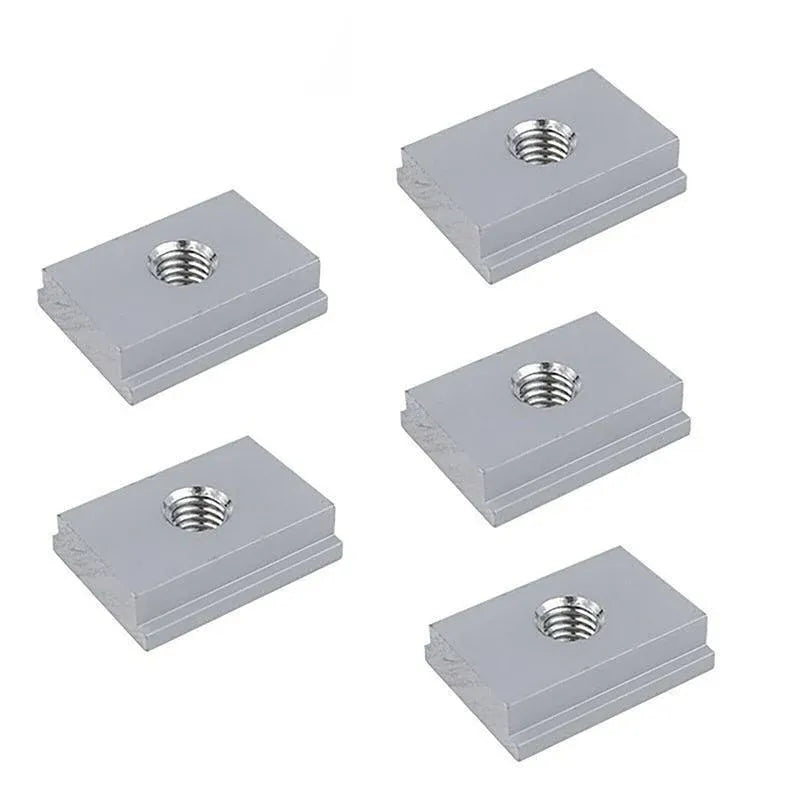 T Track T-Slot Slider Miter Aluminium Alloy Jig Tool Woodworking Set - 5PCS(M8)
