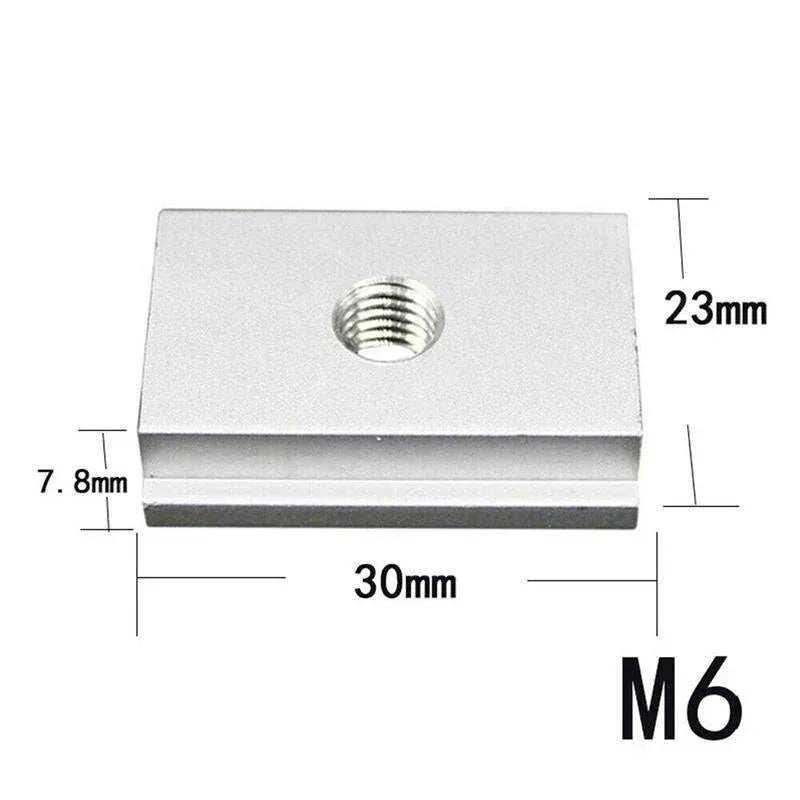 T Track T-Slot Slider Miter Aluminium Alloy Jig Tool Woodworking Set - 5PCS(M8)