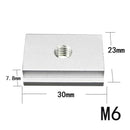 T Track T-Slot Slider Miter Aluminium Alloy Jig Tool Woodworking Set - 5PCS(M8)
