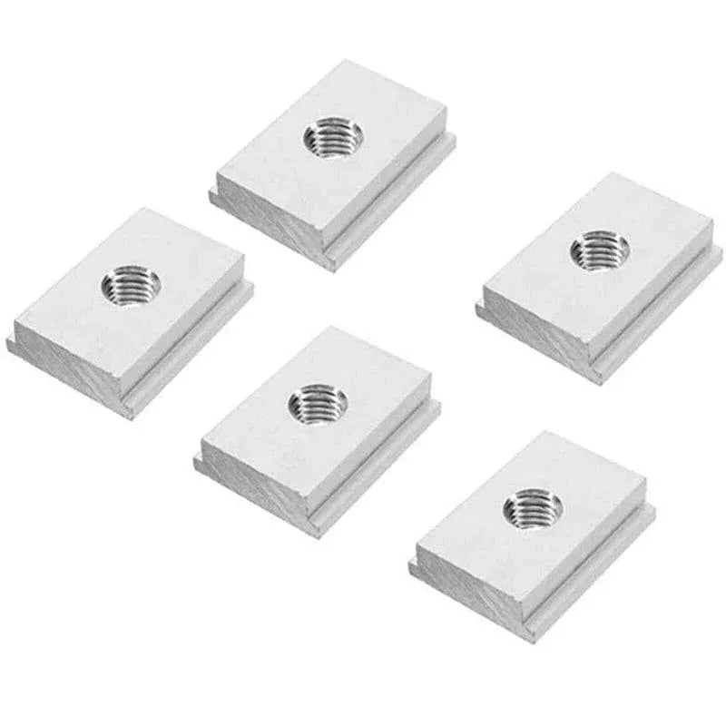 T Track T-Slot Slider Miter Aluminium Alloy Jig Tool Woodworking Set - 5PCS(M8)