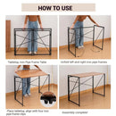 Foldable Computer Desk Portable Stable Space Saving Non-Slip Feet