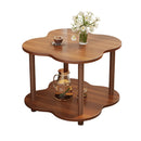 Retro Small Table Living Room Decor Compact Side Table for Coffee Books