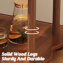 Retro Small Table Living Room Decor Compact Side Table for Coffee Books