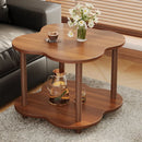 Retro Small Table Living Room Decor Compact Side Table for Coffee Books