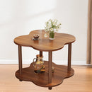 Retro Small Table Living Room Decor Compact Side Table for Coffee Books
