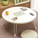 Small Foldable Computer Desk Portable Bed Table Round Home Office Laptop Stand