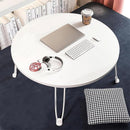 Small Foldable Computer Desk Portable Bed Table Round Home Office Laptop Stand
