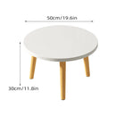 Round Coffee Table Low Side Table Modern Living Room Bedroom Accent Furniture