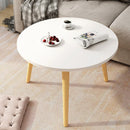 Round Coffee Table Low Side Table Modern Living Room Bedroom Accent Furniture