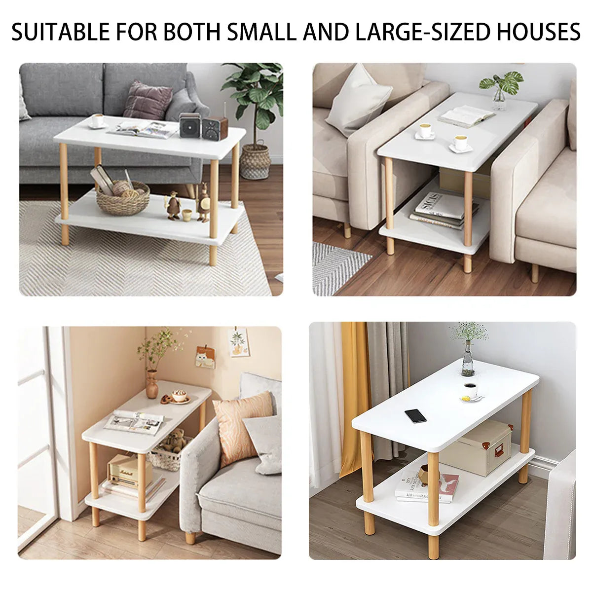 Sofa Coffee Table Household Storage Rack Living Room Furniture Shelf Organizer