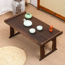 Wooden Foldable Chinese Style Tea Table Home Living Room Space Saving Durable