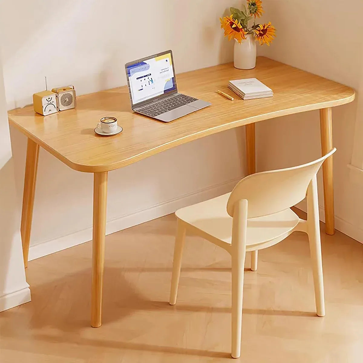 Simple Rectangular Computer Desk Home Office Desk Study Writing Desk Modern