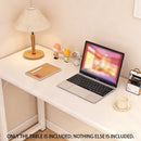 Long Narrow Study Workbench Computer Desk Writing Table For Home Office Compact
