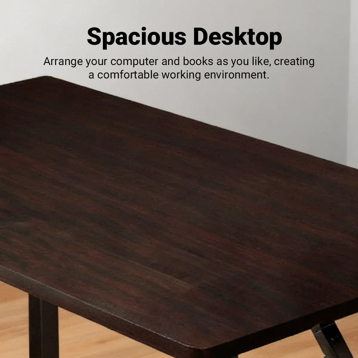 Rectangular Folding Table Sturdy Durable for Home Office Use Space Saving Desk