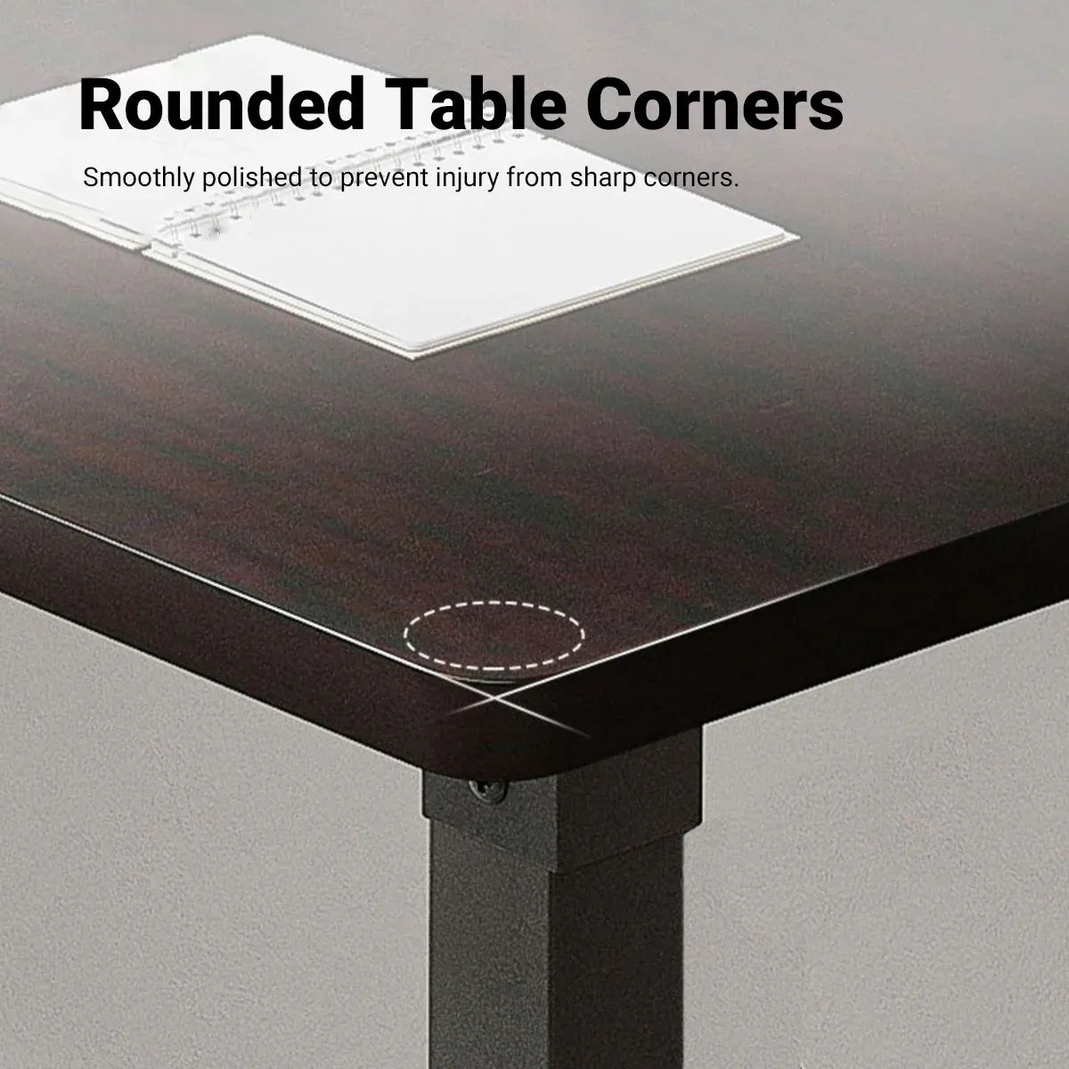Rectangular Folding Table Sturdy Durable for Home Office Use Space Saving Desk